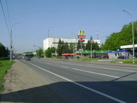 Перекрёсток. Въезд в город. Нажмите для увеличения